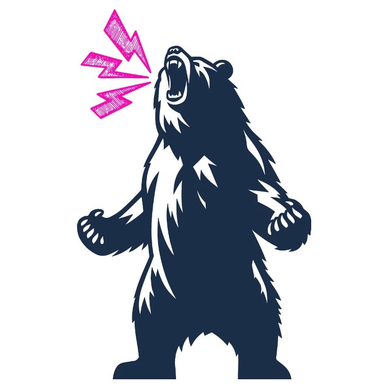 roaring bear neon