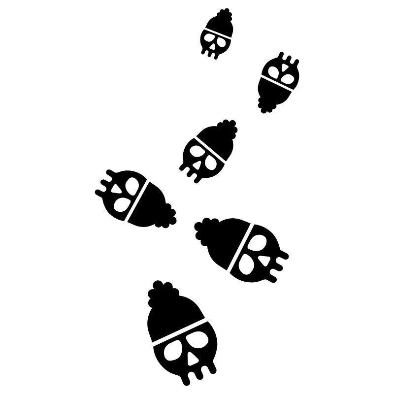 Skeleton head symbol