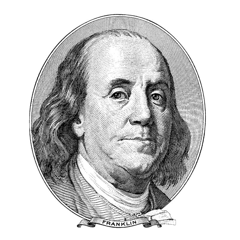 $ 100 Benjamin Franklin
