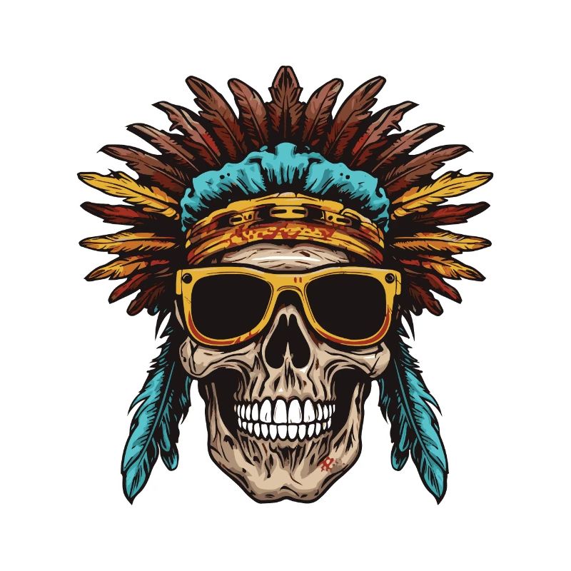 Apache Skull Indian