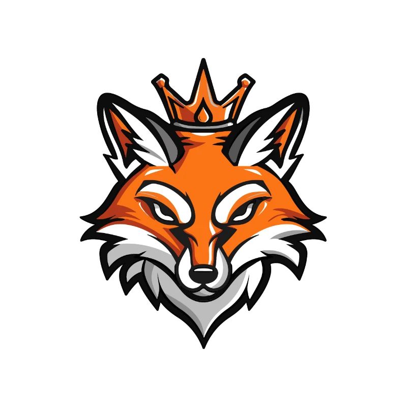 Fuchs Kopf Krone
