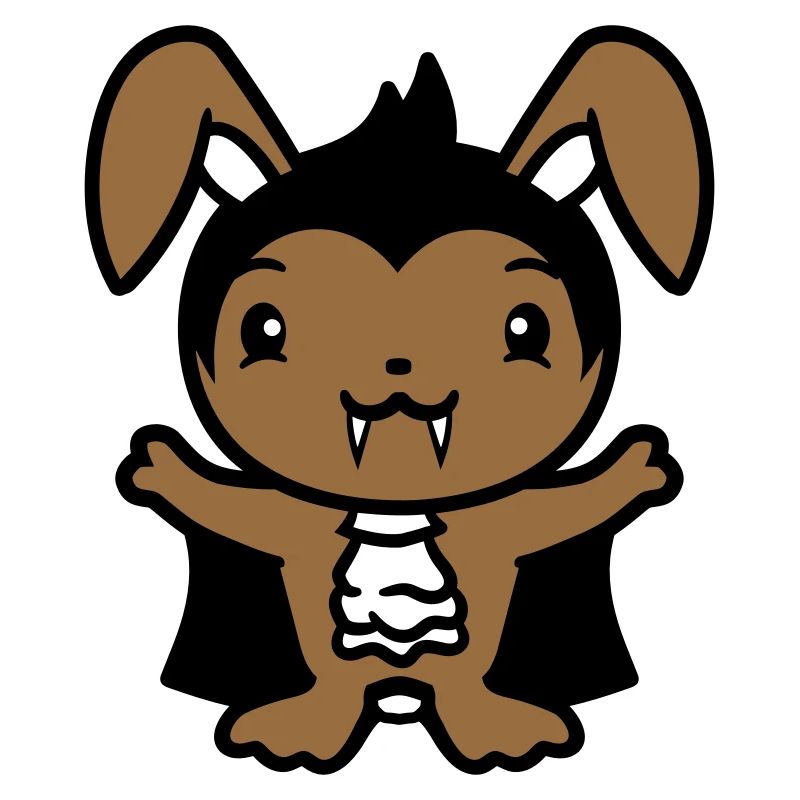 Bunny Vampire Sharp Long Teeth Halloween Costume