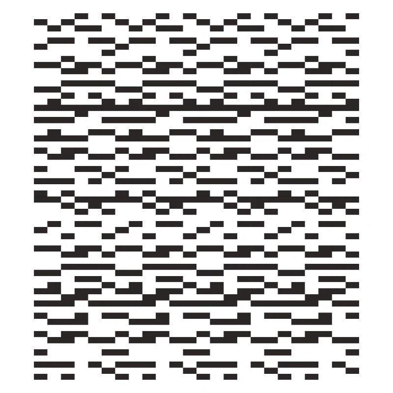 Noir Stripe pixeliges Glitch Grid