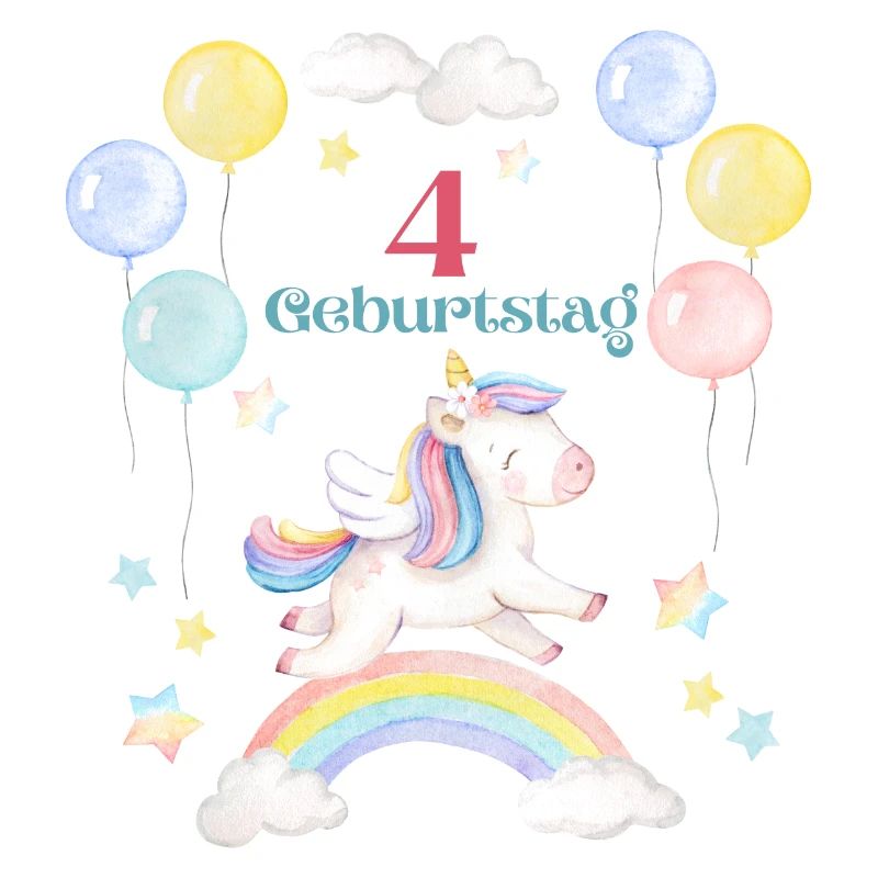 Einhorn Glück: Ein zauberhafter vierter Geburtstag