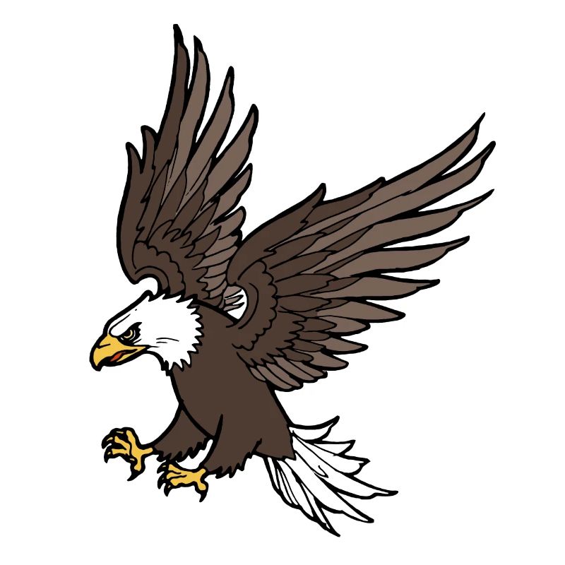 Adler greift an
