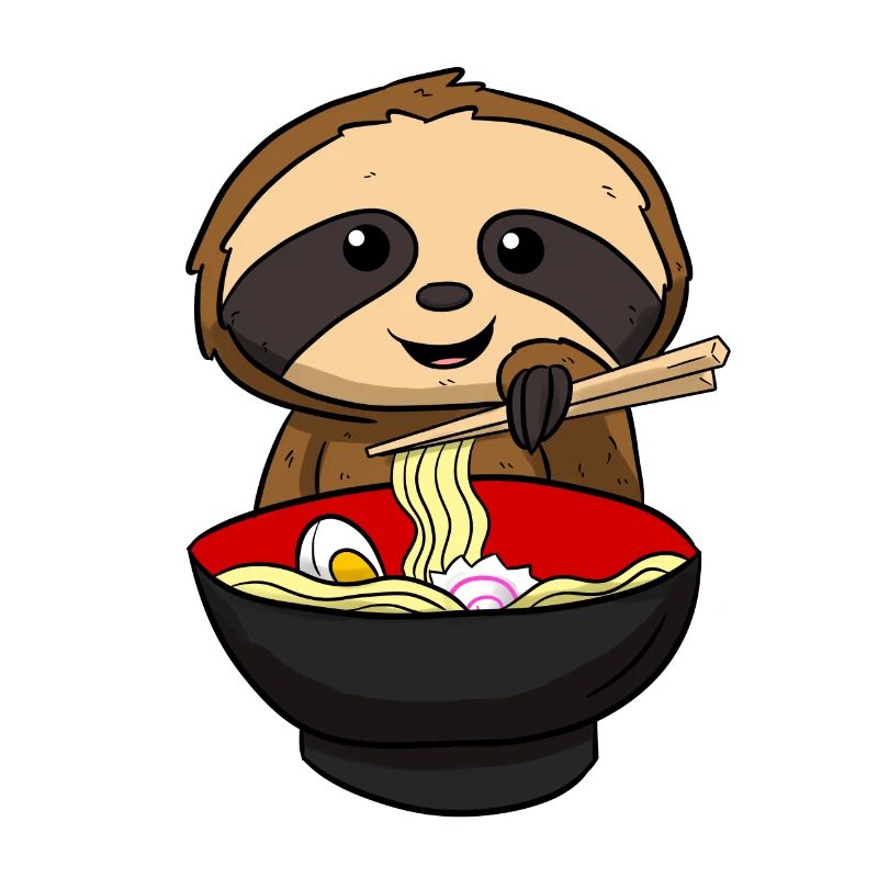 Ramen sloth otaku