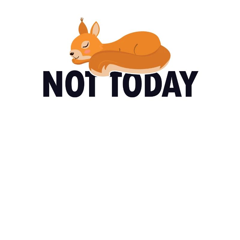 Not Today Fox Eastern Gray Japanese Squirrel