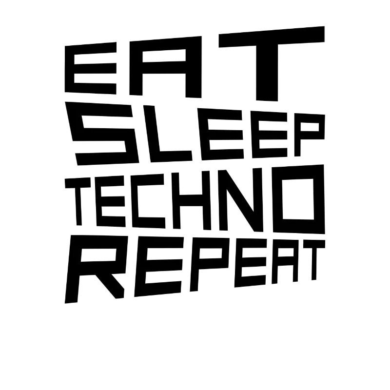 manger du sommeil techno répéter