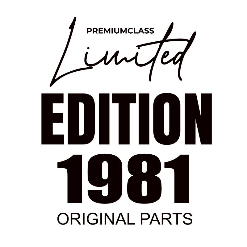 Édition limitée 1981