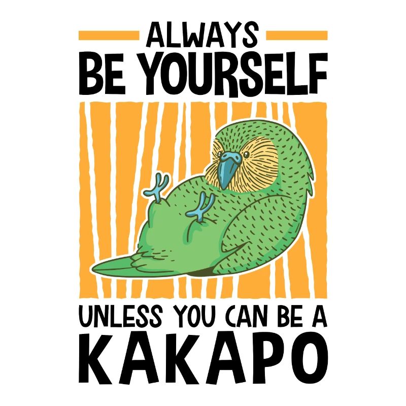 Be a Kakapo flightless parrot