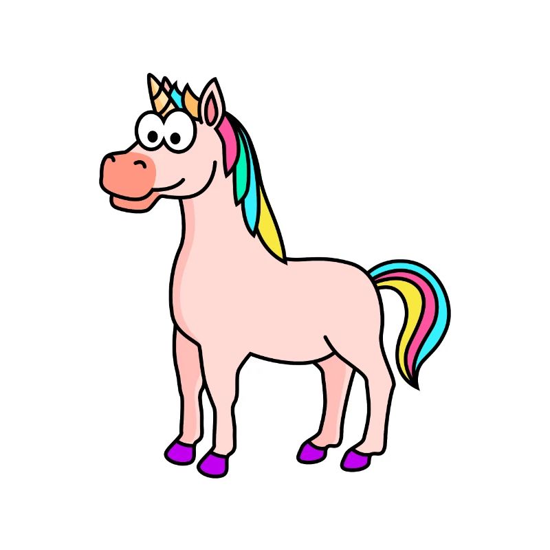 Einhorn Comic Tier