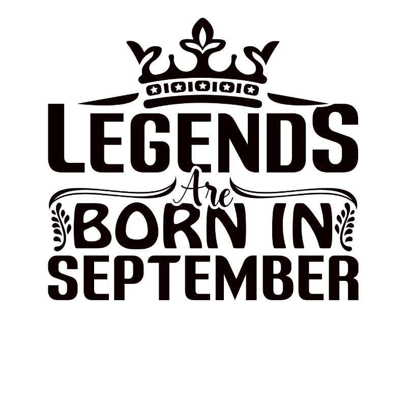 Légendes Septembre Anniversaire Année de construction Célébration