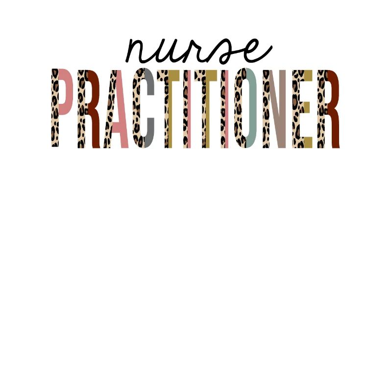 Nurse Practitioner Leopard Print Funny