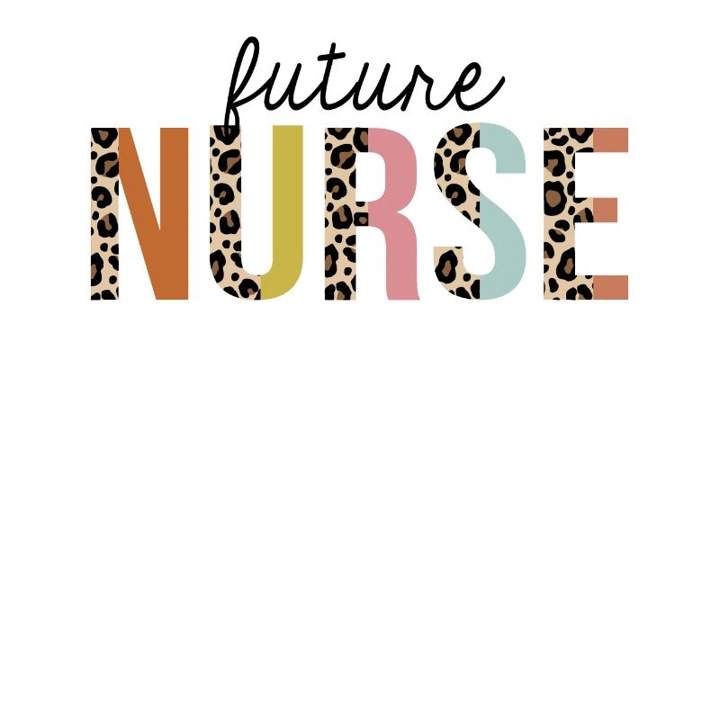Future Nurse Leopard Print Registered RN Nursing