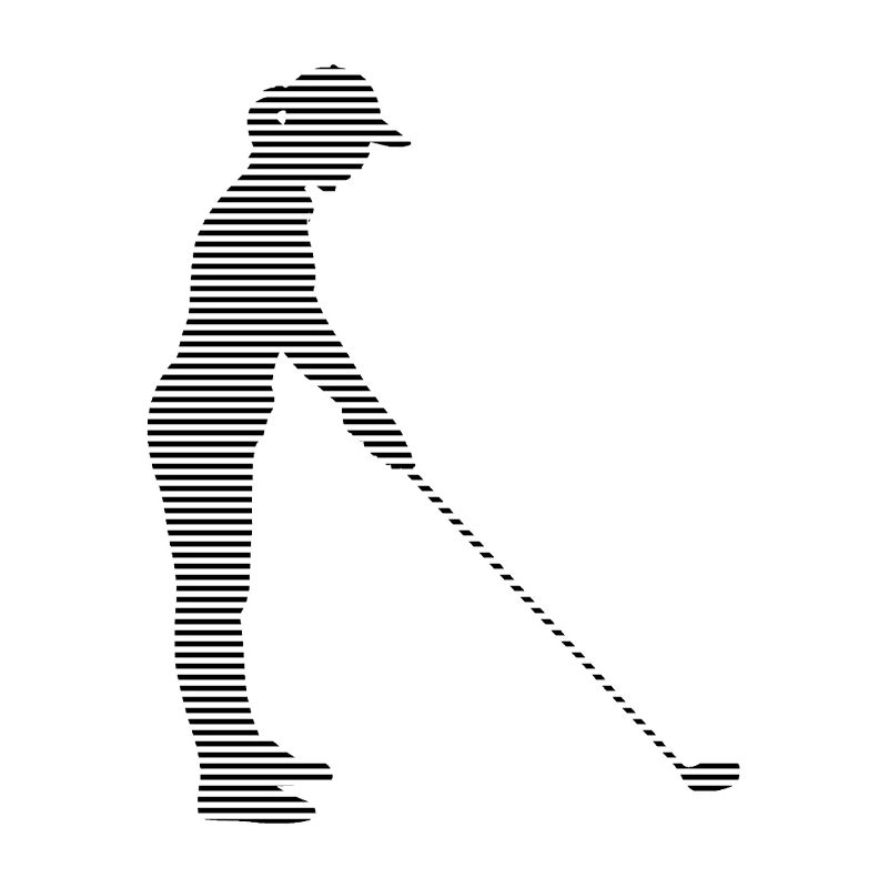 Fille de golf