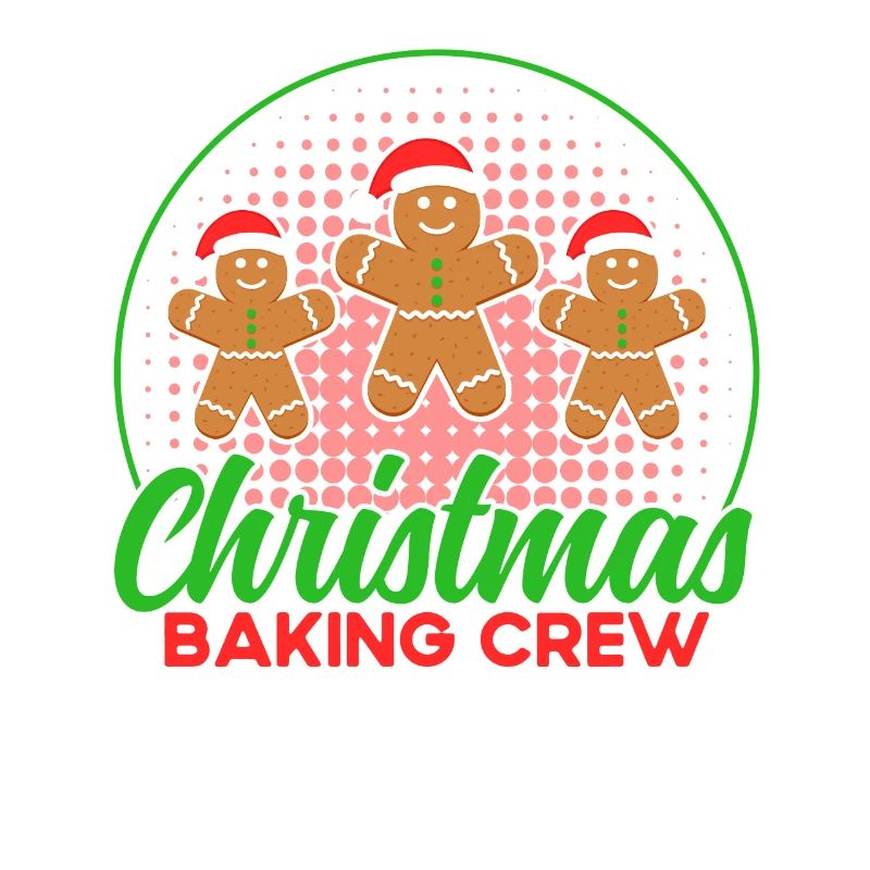 Plätzchenbacken Crew Lebkuchen backen Plätzchen ba