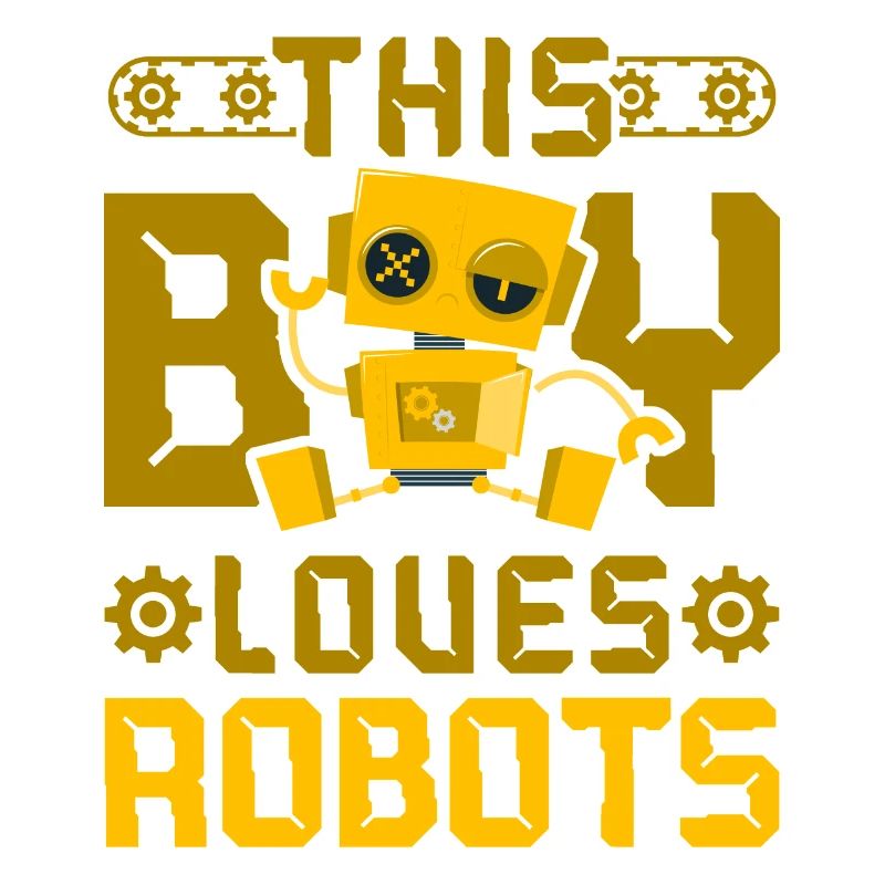 Robot Robotics Engineer Boy This