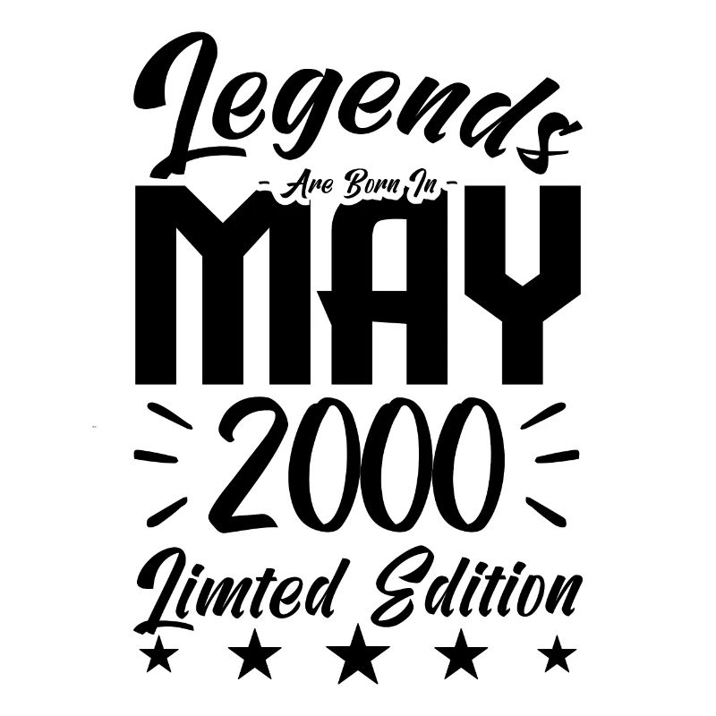 Born May 2000 Birthday gift 2000.