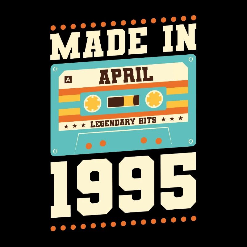 28th birthday April Born 1995 Gift idea