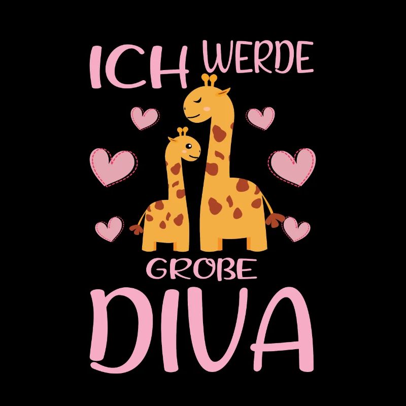 Werde Große Diva Giraffen Schwestern