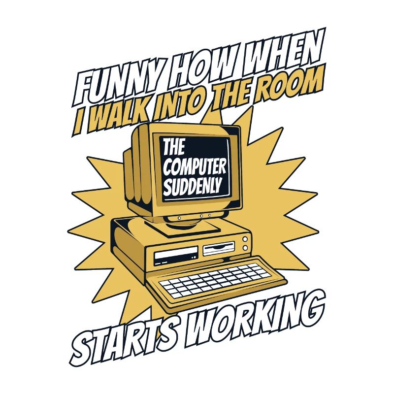 The Computer Suddenly Starts Working Admin