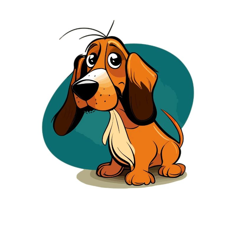 Hund im comic style