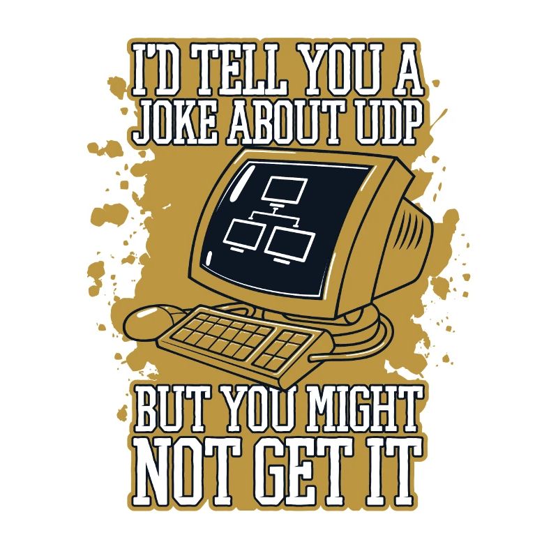 Je vous raconterais une blague sur UDP Developer Coder