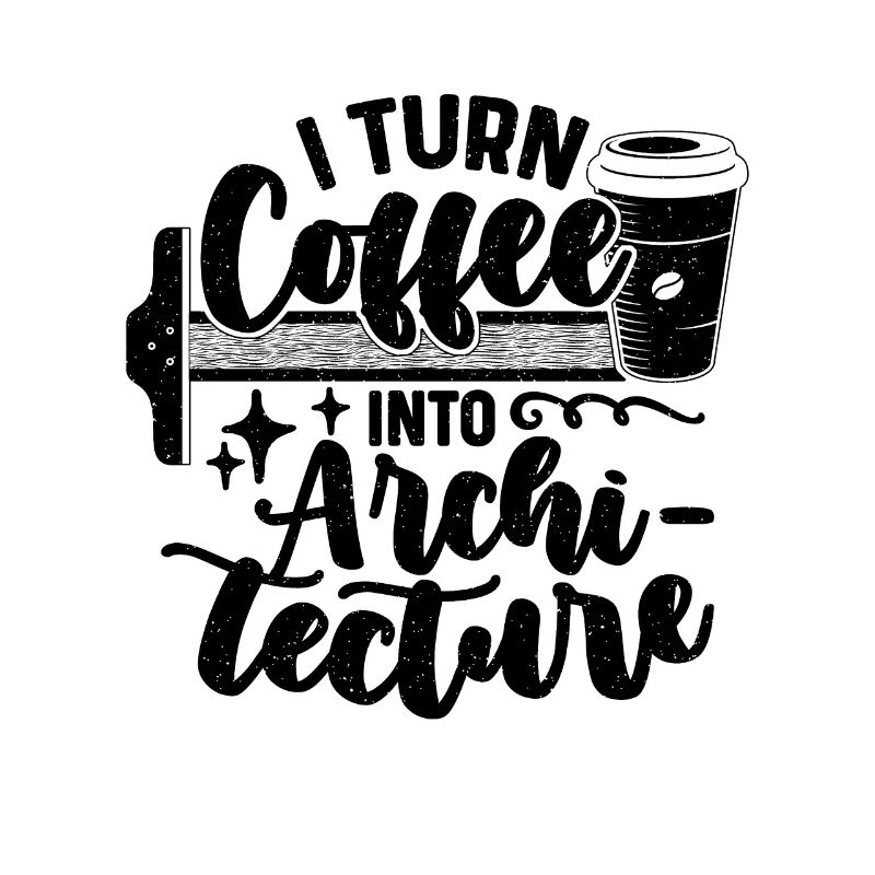 Je transforme le café en architecte constructeur d’architectes