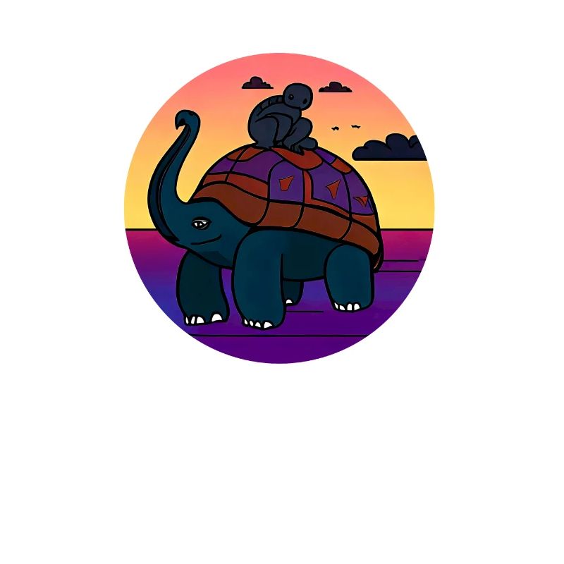 turtle elephant monkey mythical creature