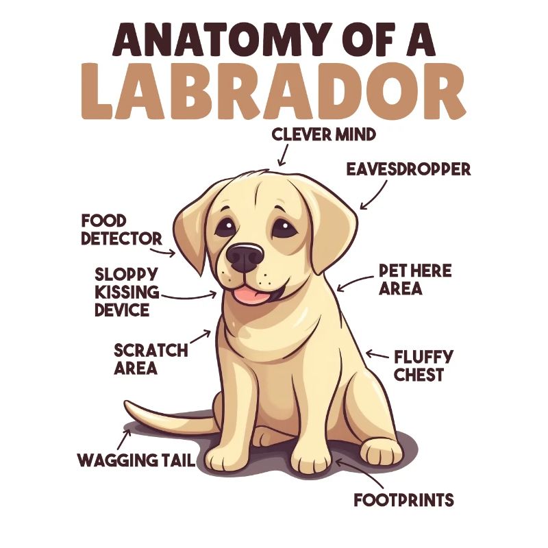 Explication du chien Anatomie d’un Labrador