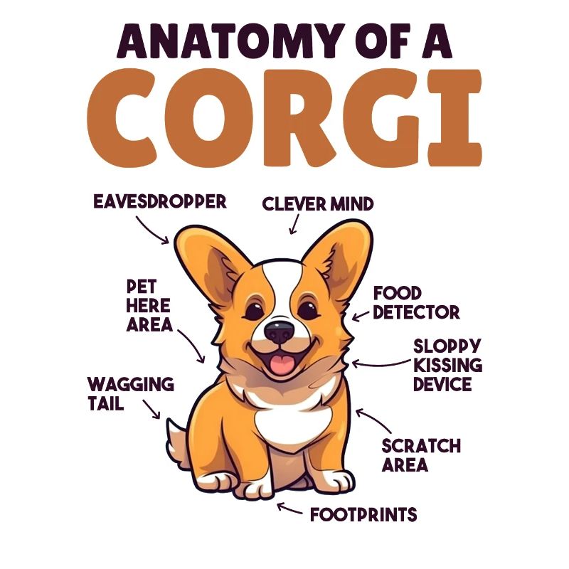 Explication du chien Anatomie d’un Corgi