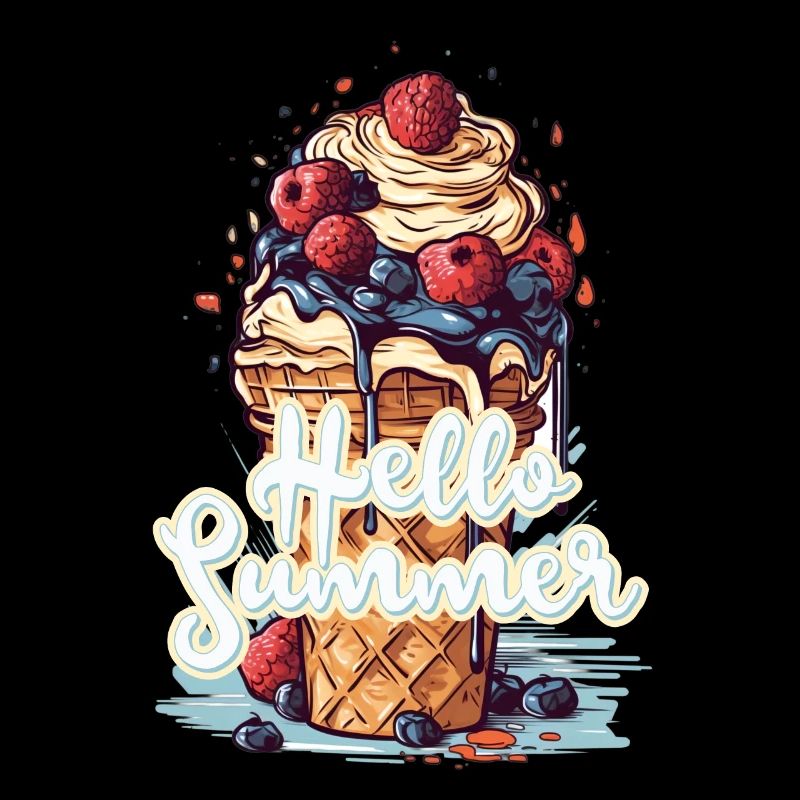 Hello Summer Eis Eiscreme Eisdiele