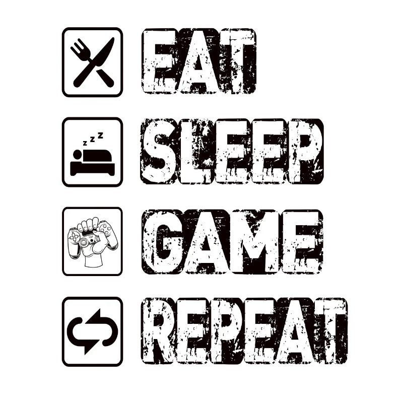 Manger le jeu de sommeil Répéter