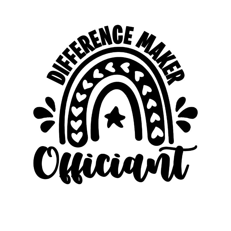 Faiseur de différence Célébrant de mariage Célébrant