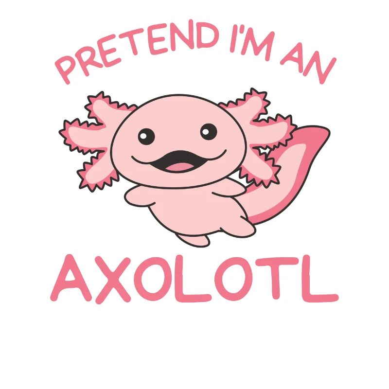 Stell dir vor ich bin ein Axolotl Halloween