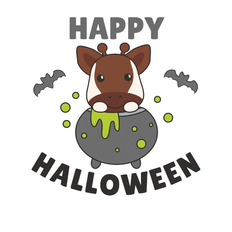 Okapi Joyeux Halloween Chat de Sorcière