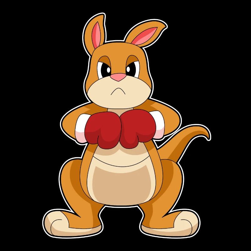 Kangaroo Boxer Boxing Gloves Boxing
