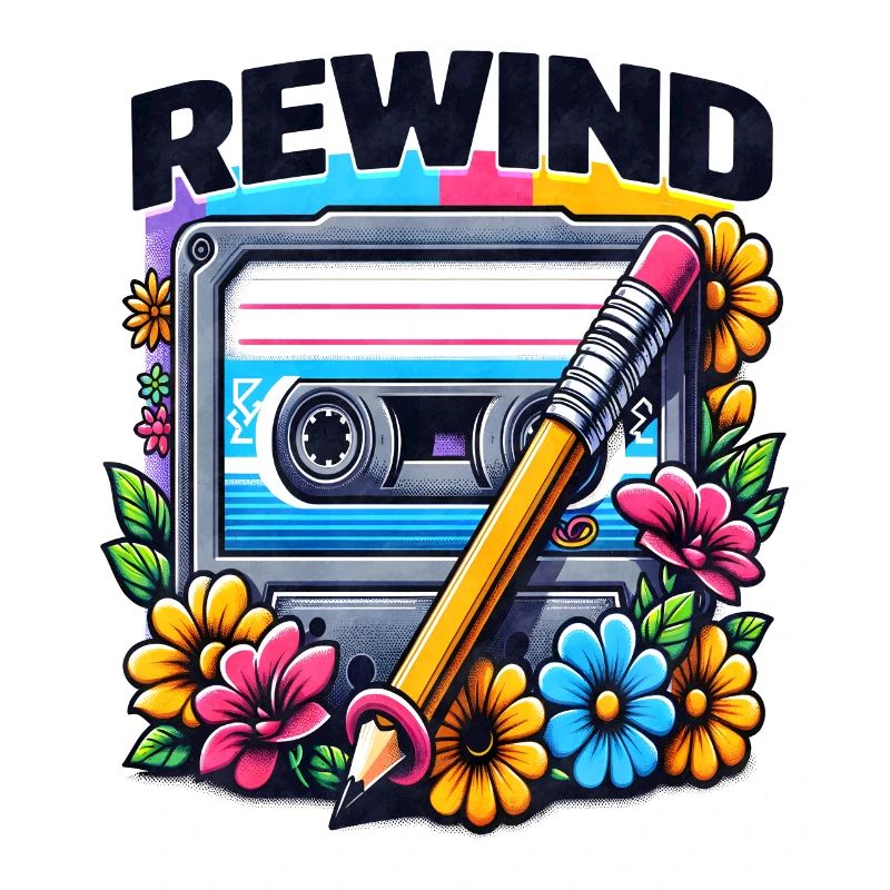Cassette de rembobinage Vintage Retro