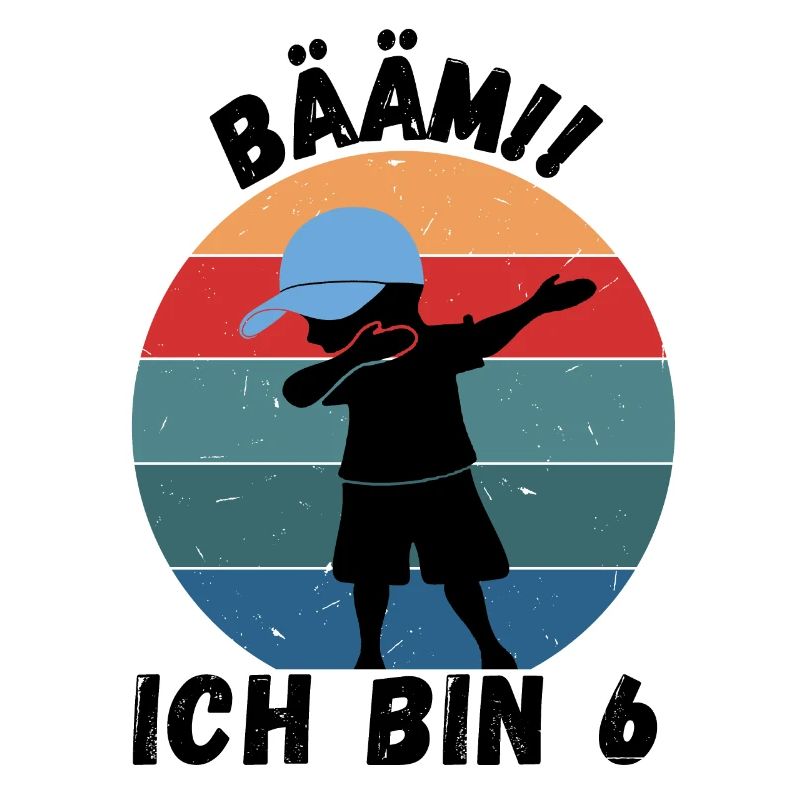 6. Geburtstag - BÄÄM, Junge mit DAB Tanz