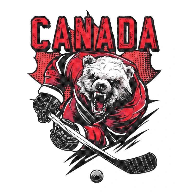 Kanada - Eisbär Eishockey