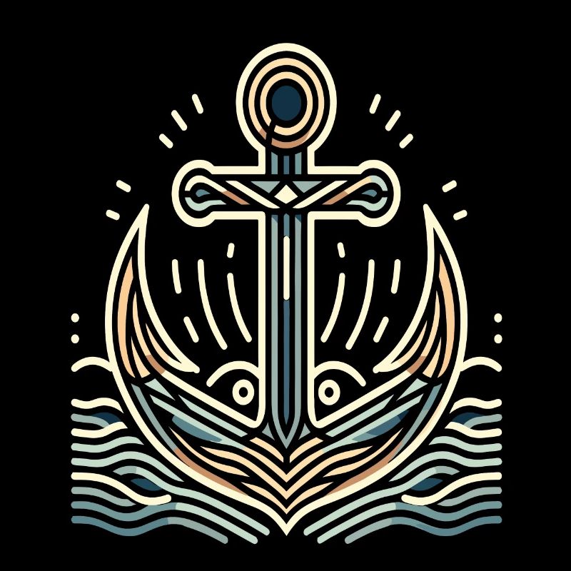 Maritimer Charme Anker Design