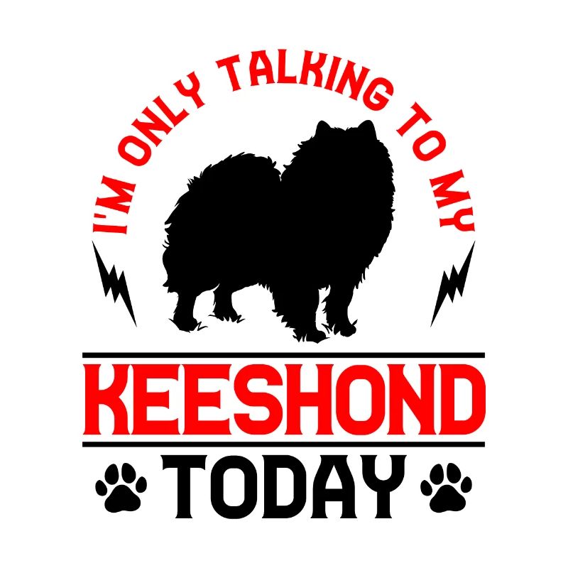 Wolfspitz Ne parler qu’à mon Keeshond