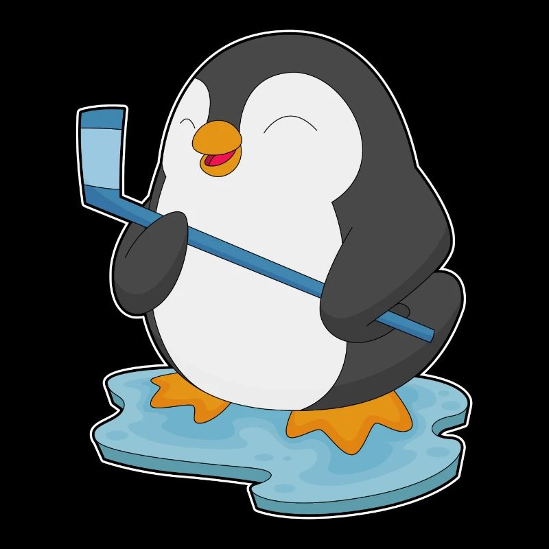 Pinguin Eishockey Eishockeyschläger