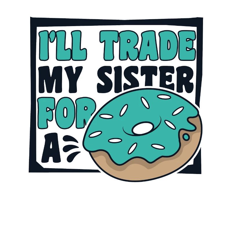 Ich tausche meine Schwester gegen einen Donut-Donut-Maker ein