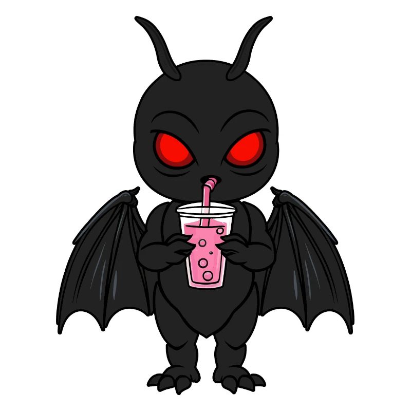 Mothman Bubble Tea