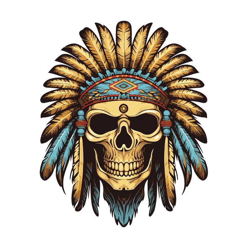 Crâne de chef indien Apache