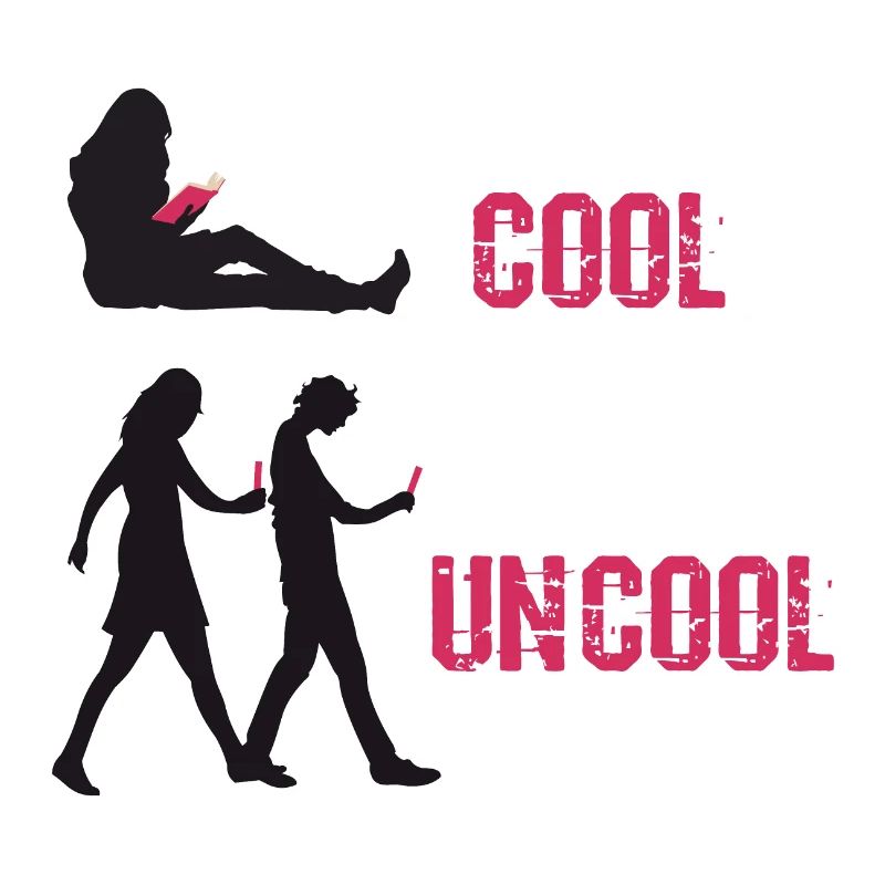 Book cool, Smartphone uncool