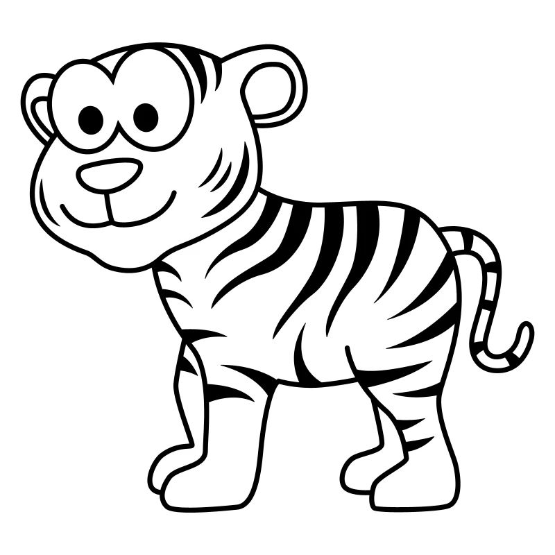 Tiger Comic Animal