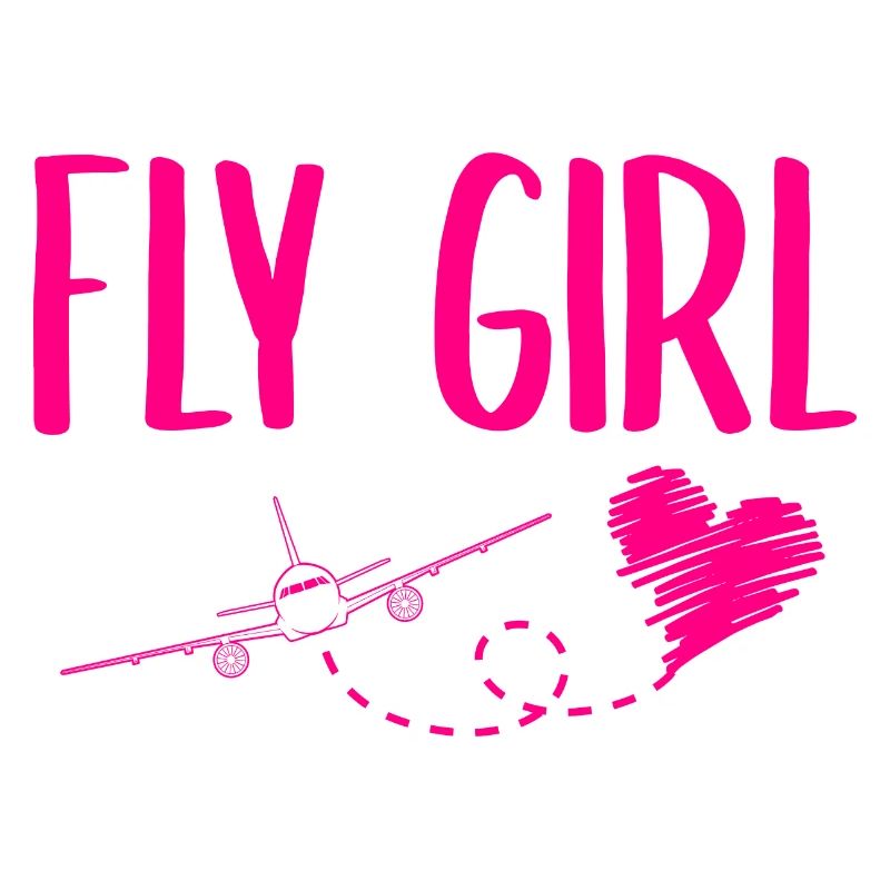 Flugzeug Pilot Fliegen Liebe Mädchen I Geschenk