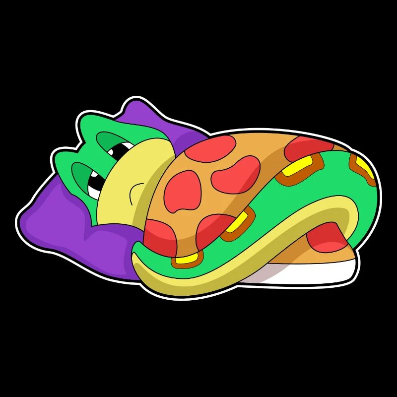 Snake Blanket Pillow